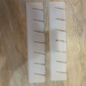 Clear Frosted Plastic Hat Organizer - Set of 2